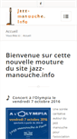 Mobile Screenshot of jazz-manouche.info